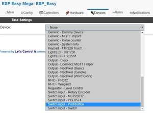 ESP Easy Switch input - Push Button option